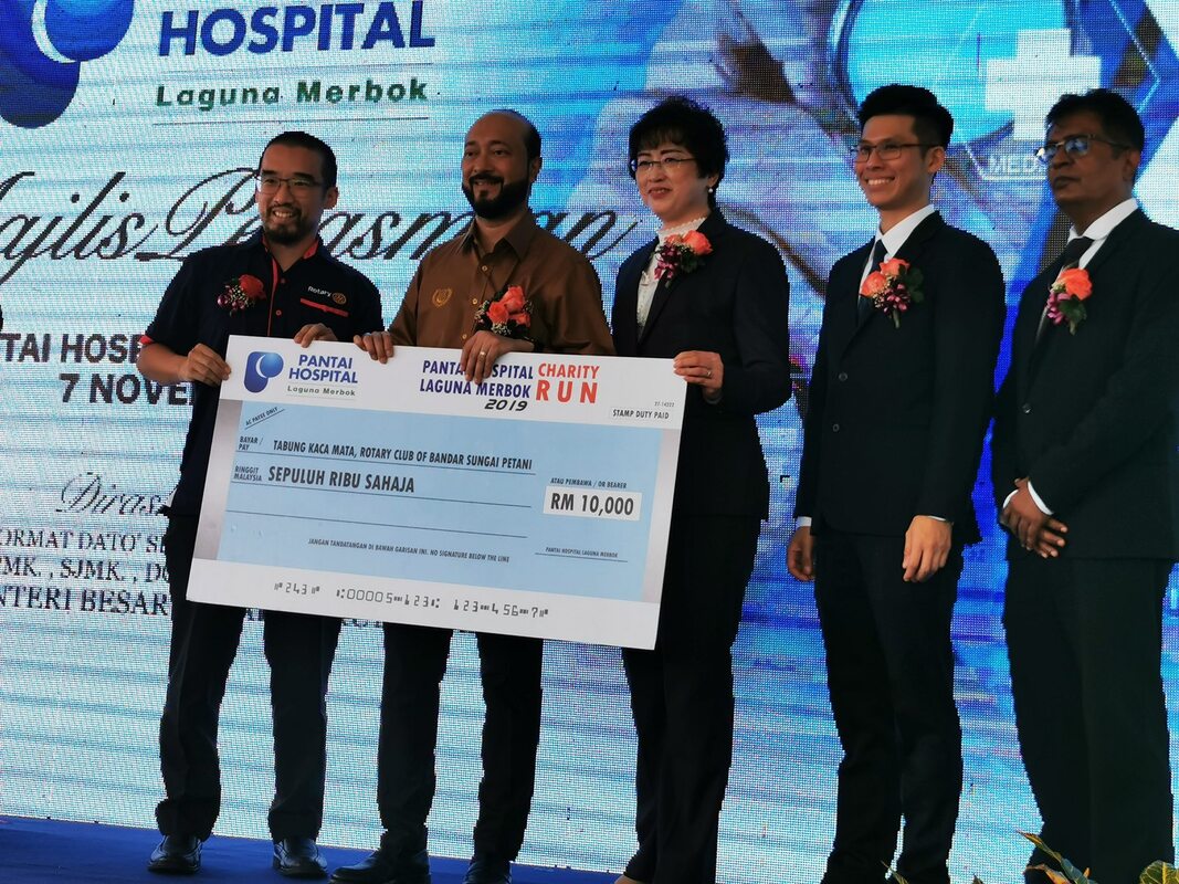 Tabung Cermin Mata Rotary Club of Bandar Sungai Petani