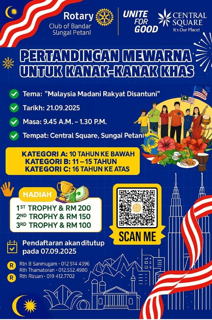 Pertandingan Mewarna untuk Kanak-Kanak Khas 2025